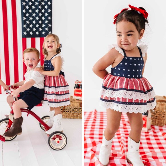 Bums and Roses 4th of July Dress - Picture 1 of 13